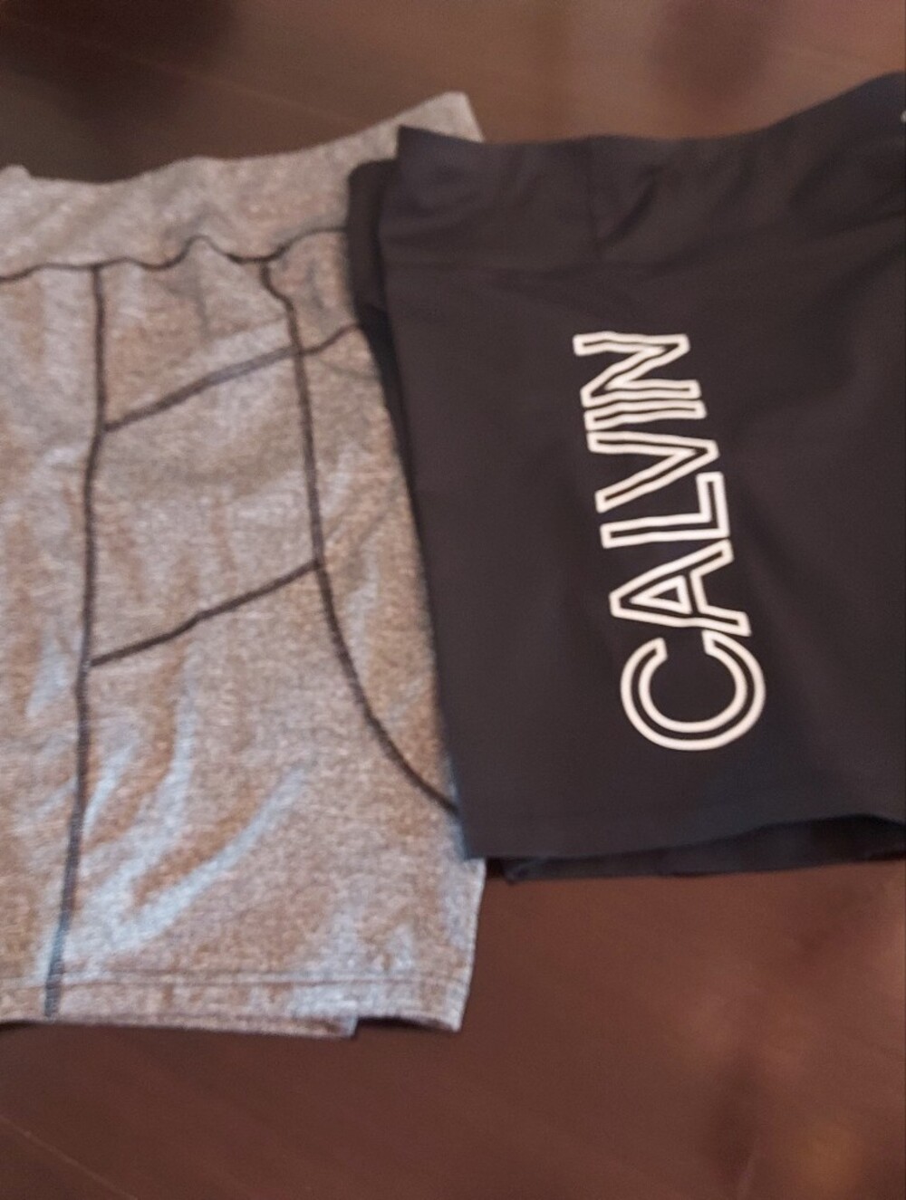2 Pair: Calvin Klein & R*A*G Black/ Grey Women’s Athletic Shorts. 2X